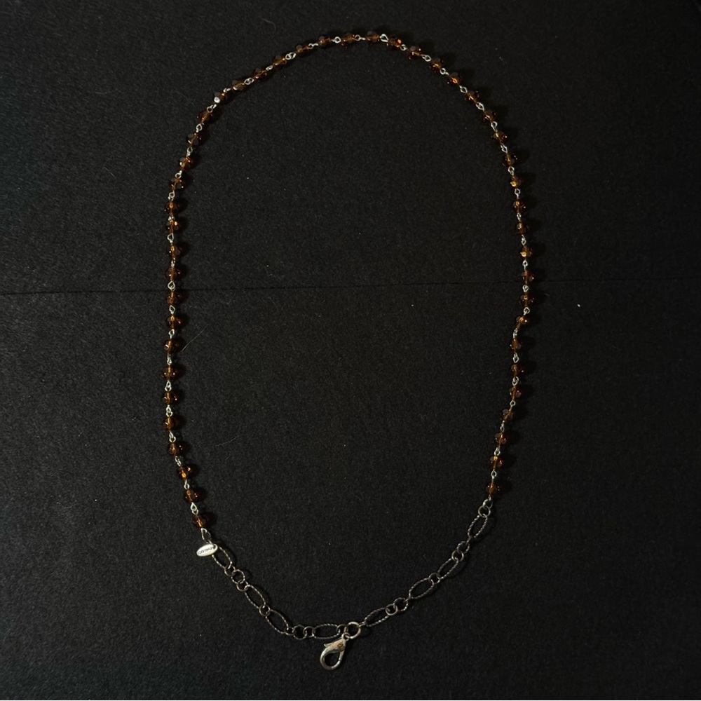 Jewel Kade Brown Beaded Necklace
